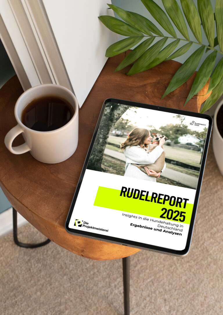 Rudelreport auf einem Tablet