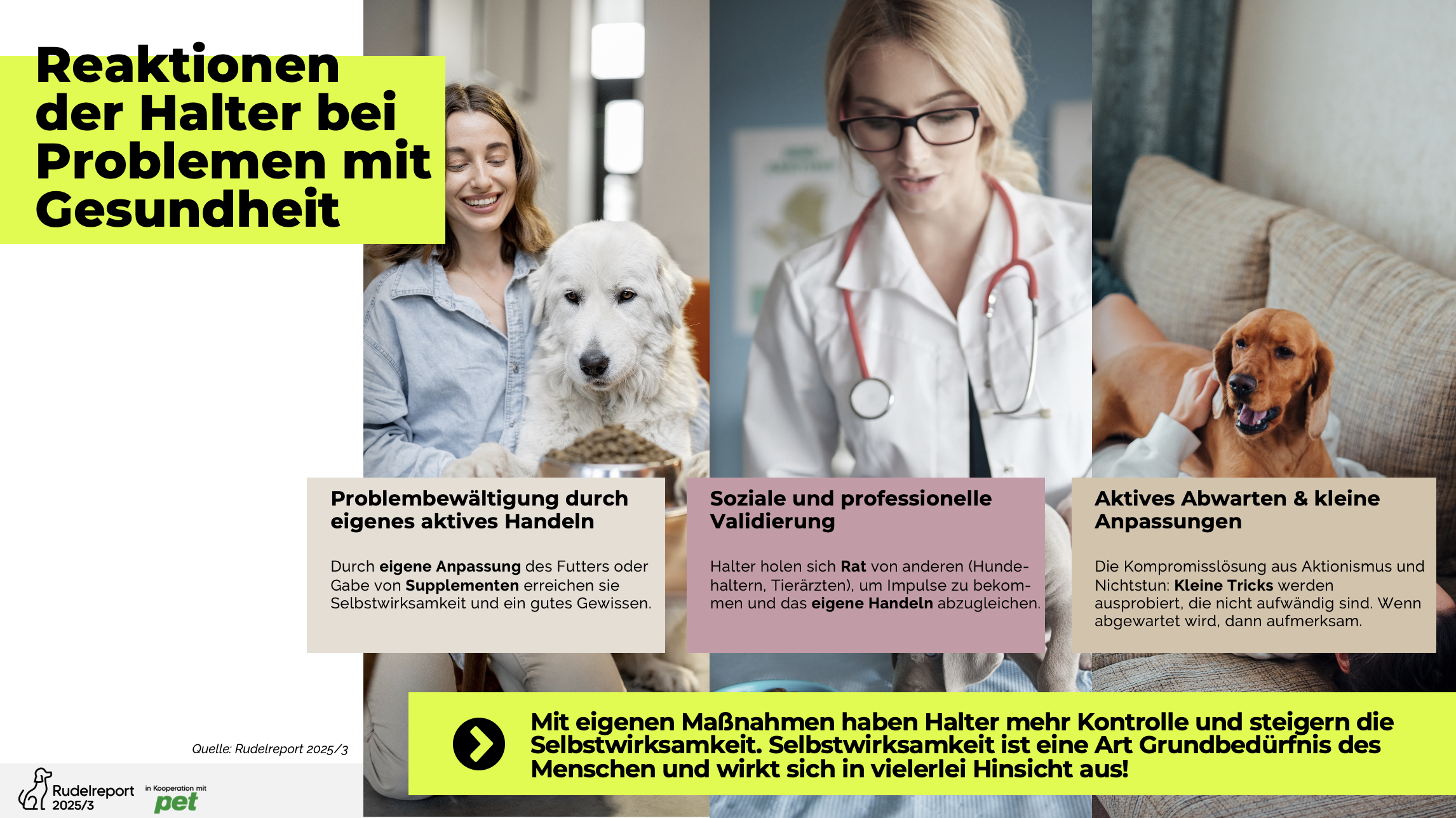 Auszug aus dem Rudelreport 2025/3 - Gesundheit und Ernährung